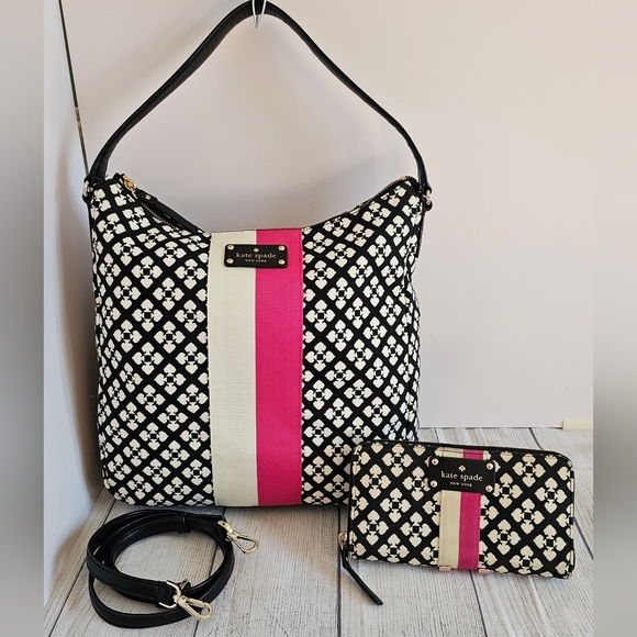kate spade Handbags - Kate Spade New York Classic Spade Mona Hobo Bag & Neda Wallet